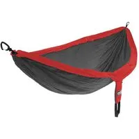 Eagles Nest Outfitters Eagles Nest Outfitters Reisehängematte - ENO Double Nest aus leichtem, atmungsaktiven Nylon für Camping und Outdoor, Red charcoal, – Produktbild 1 von 1