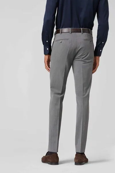 Meyer MEYER Feingabardine Bi-Stretch Chino, Grau (grau), – Produktbild 3 von 4