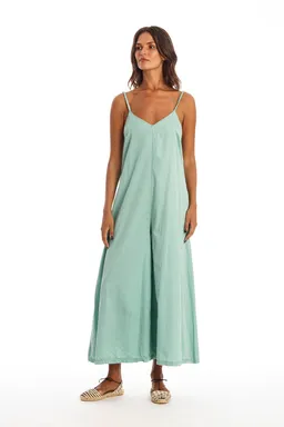 RAVENS VIEW IBIZA RAVENS VIEW IBIZA Damen vegan Jumpsuit Chiara Cameo Grün – Produktbild 1 von 1