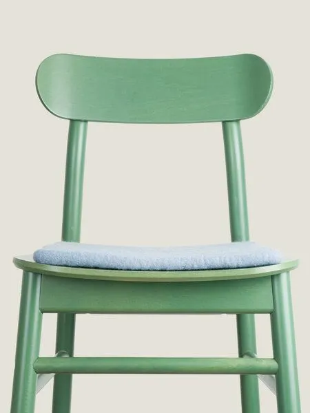 myfelt myfelt Flachfilz Sitzauflage (⌀ 36 cm, 36 x 36 cm), Hellblau (mia), – Produktbild 4 von 4