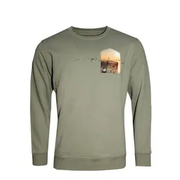 FÄDD Herren Sweatshirt Pullover aus Bio-Baumwolle "Möwn BT" Grün von Fädd – Produktbild 1 von 1