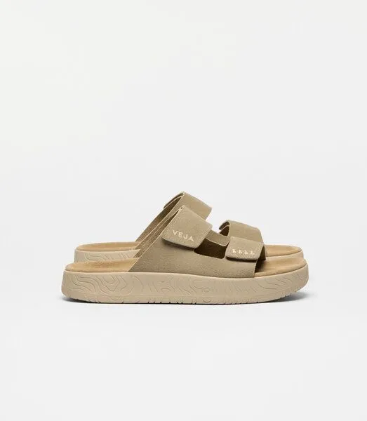 Veja Veja Damen-Sandalen Etna Suede Taupe Almond – Produktbild 6 von 7