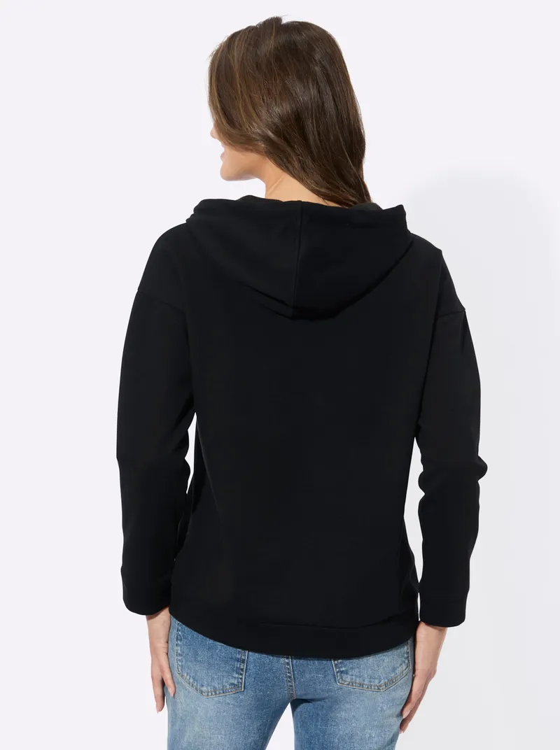 Witt Sweatshirt schwarz, Schwarz, – Produktbild 2 von 2