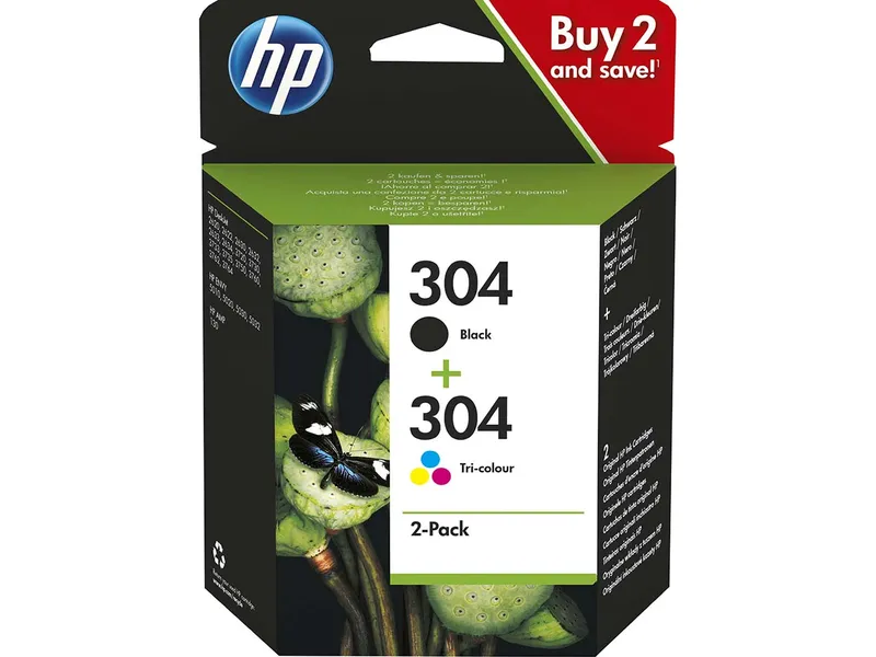 Hewlett Packard HP 2er Set Druckköpfe 304 schwarz, color – Produktbild 1 von 1