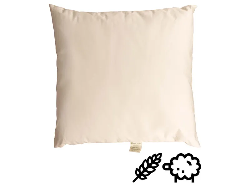 mudis mudis Kopfkissen 40 x 40 cm Dinkelspelz/Schafschurwolle – Produktbild 1 von 1