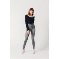 UCM Super Skinny Super High Waist Jeans Modell: Carrie, Light grey x1, – Produktbild 1 von 1