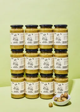 KoRo Grüne Oliven Aufstrich 12 x 350 g – Produktbild 1 von 1