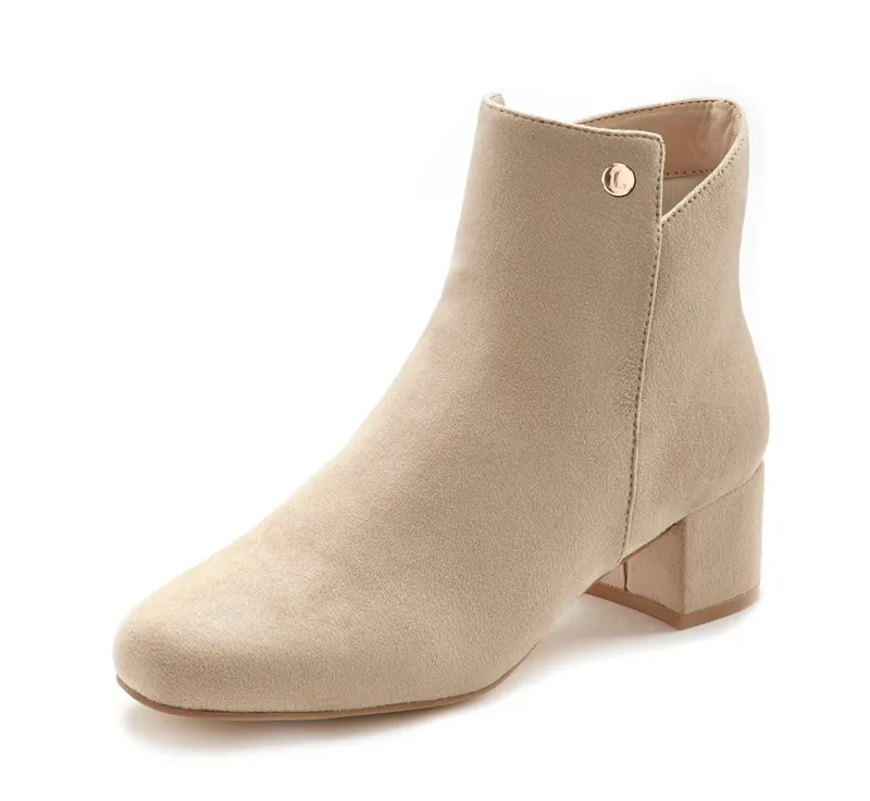 Lascana Stiefelette, Beige, – Produktbild 2 von 3