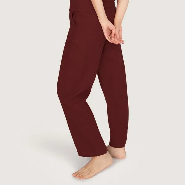 Frija Omina Frija Omina Bio-Hanfhose Lola in Leinenbindung, Smaragd (grün), – Produktbild 2 von 3