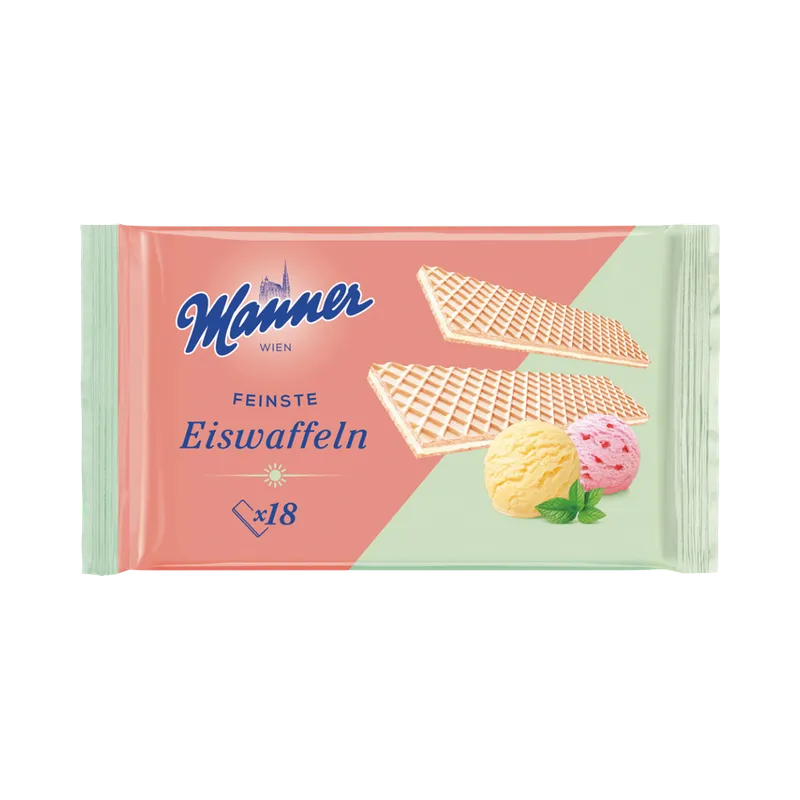 Manner Eiswaffeln, 18 Stück, 75g – Produktbild 1 von 1