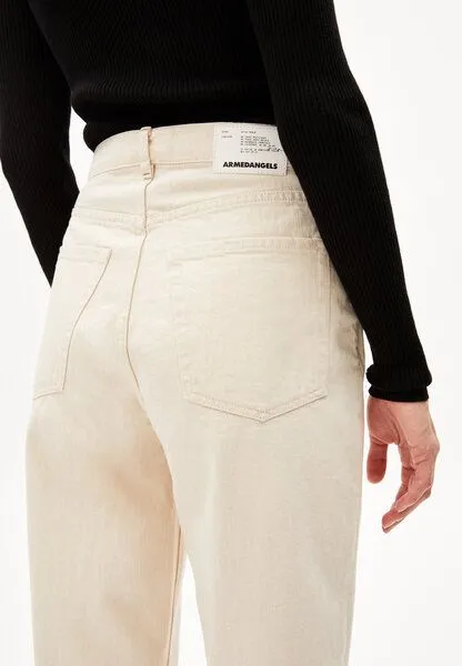 ARMEDANGELS ARMEDANGELS MAIRAA UNDYED - Damen Jeans Mom Fit High Waist Ankle Bio-Baumwoll Mix Non-Stretch, Undyed, – Produktbild 3 von 4