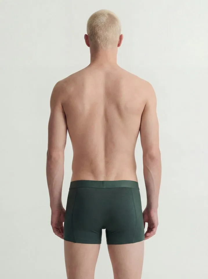 Jack & Jones Jack & Jones Trunk JACCOMO SOLID BAMBOO TRUNKS 3 PACK SN (Packung, 3-St) Viskosemischung, elastisches Bündchen, Grün, – Produktbild 3 von 3