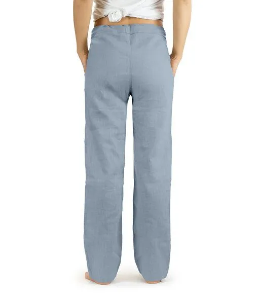 SCHAZAD Leinenhose ESSENTIAL von SCHAZAD, Taubenblau, – Produktbild 3 von 4