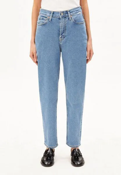 ARMEDANGELS ARMEDANGELS MAIRAA Damen Mom Jeans recycelter Baumwoll Mix, Blue, – Produktbild 5 von 8