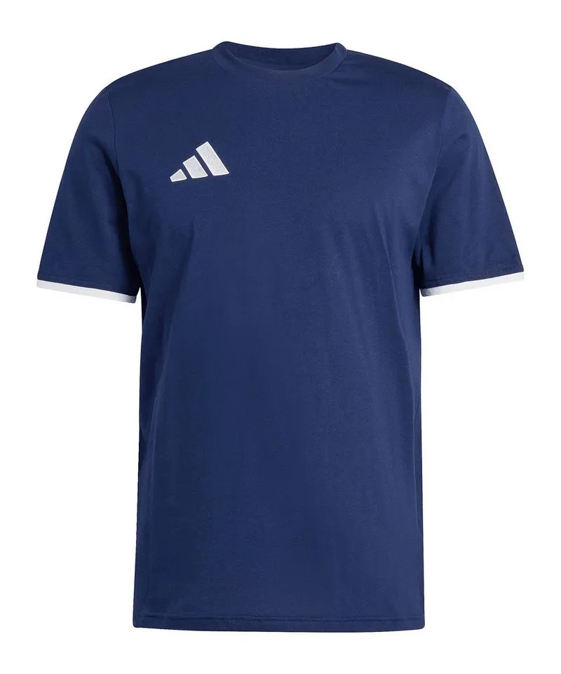 adidas Performance adidas Performance T-Shirt adidas Performance Entrada 26 T-Shirt Weiß Baumwolle, Blau, – Produktbild 1 von 3