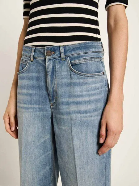 LANIUS LANIUS Tapered Jeans (GOTS) aus Bio-Baumwolle, Blue, – Produktbild 3 von 4