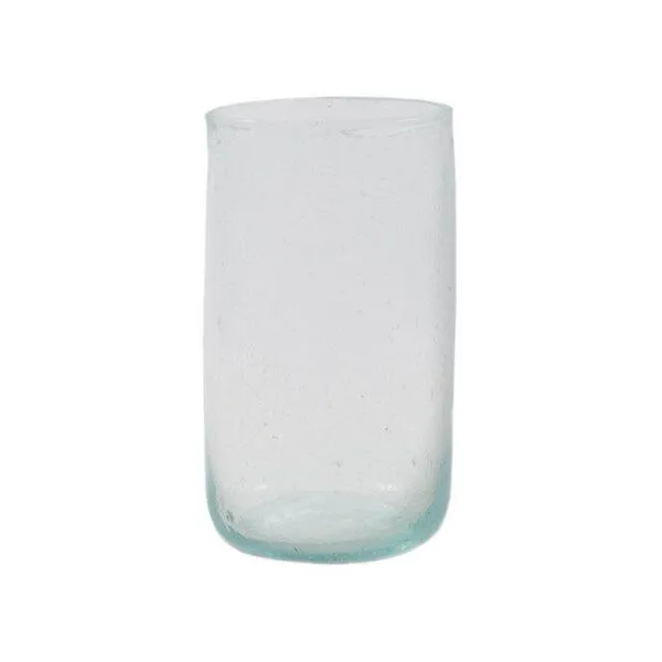 El Puente El Puente Longdrink-Glas | Fair Trade & Handmade aus Ägypten, Weiß, – Produktbild 1 von 1
