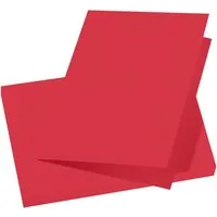 Clairefontaine 25 Clairefontaine Doppelkarten 'Pollen' C6, 210 g/m² rot – Produktbild 1 von 1