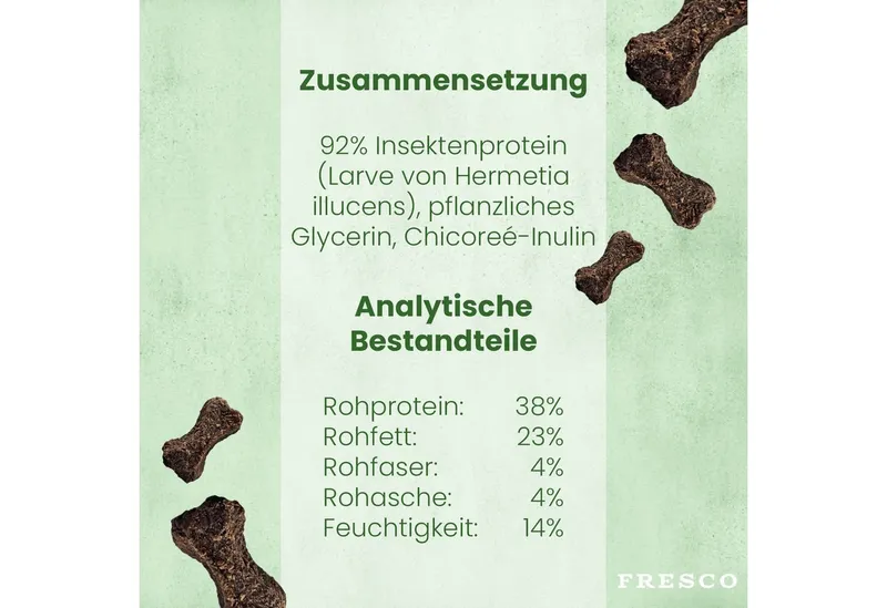 Fresco Dog Martin Rütter Trainingsknöchelchen Insekt 1kg, gesunde Hunde Leckerli, Snack für: Hunde, Hypoallergen, getreidefrei, zuckerfrei – Produktbild 4 von 5