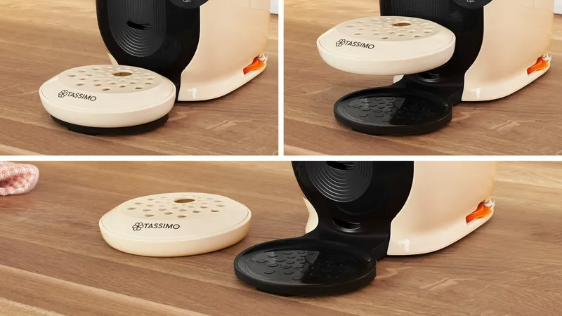 Tassimo Tassimo Kapselmaschine style friendly TAS117E, über 70 Getränke, platzsparend, geeignet für alle Tassen, Wassertank 0,7 L, Beige, – Produktbild 5 von 5