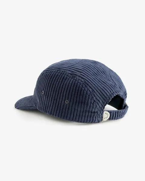 Rotholz Rotholz Cord 5-Panel Cap aus Bio-Baumwolle, Blau (ash blue), – Produktbild 2 von 4