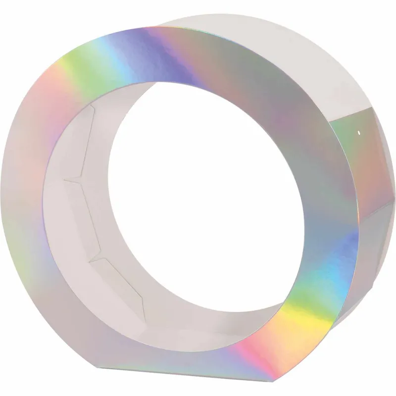 folia folia Laternenrohlinge Metallic-Karton 19cm 5 Stück Irisierend, Irisierend, – Produktbild 1 von 1