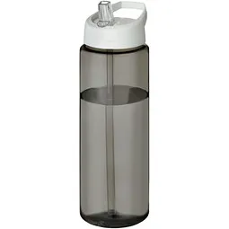 Unbranded H2O Active® Eco Vibe 850 ml Sportflasche mit Ausgussdeckel, kohle, weiß, Schwarz / weiß, – Produktbild 1 von 1