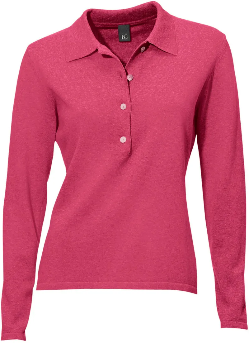 heine Polopullover pink, Pink, – Produktbild 2 von 2