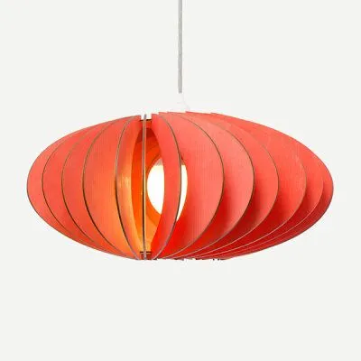 IUMI DESIGN IUMI DESIGN Leuchte NEFI, Rot lasiert, – Produktbild 2 von 4