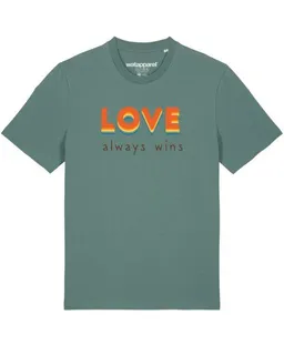 watapparel watapparel T-Shirt Unisex Love always wins – Produktbild 1 von 1