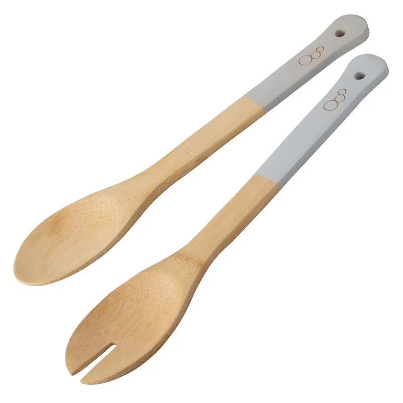 Fackelmann Fackelmann Salatbesteck Balance, Bambus, 2-teilig – Produktbild 2 von 3