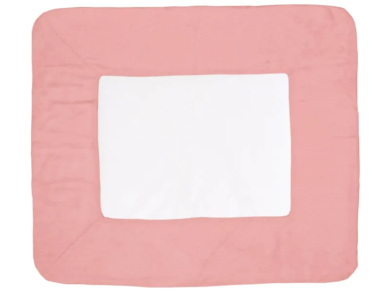 HANS NATUR HANS NATUR Wickelauflagenbezug Biber Bio Baumwolle Maße 85 x 75 cm, Rosa, – Produktbild 2 von 2