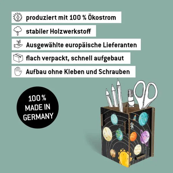 WERKHAUS WERKHAUS Stiftebox Sonnensystem – Produktbild 2 von 4
