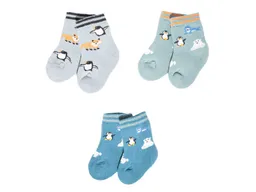 grödo Babysöckchen 3er Set arktische Tiere Gr.02 – Produktbild 1 von 1
