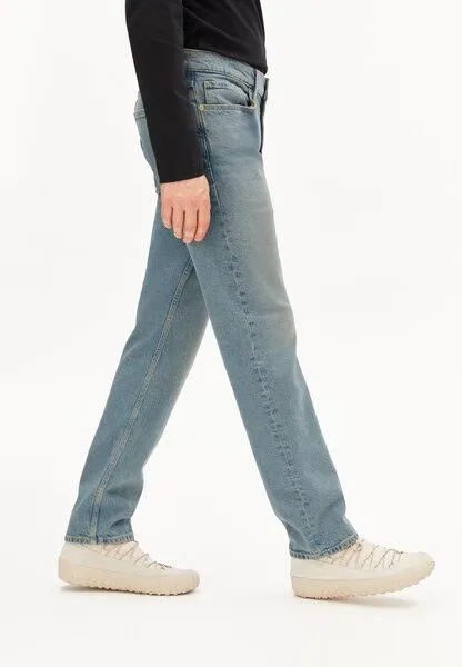 ARMEDANGELS ARMEDANGELS DYLAANO Herren Straight Jeans Bio-Baumwoll Mix Comfort-Stretch, Blue, – Produktbild 4 von 4