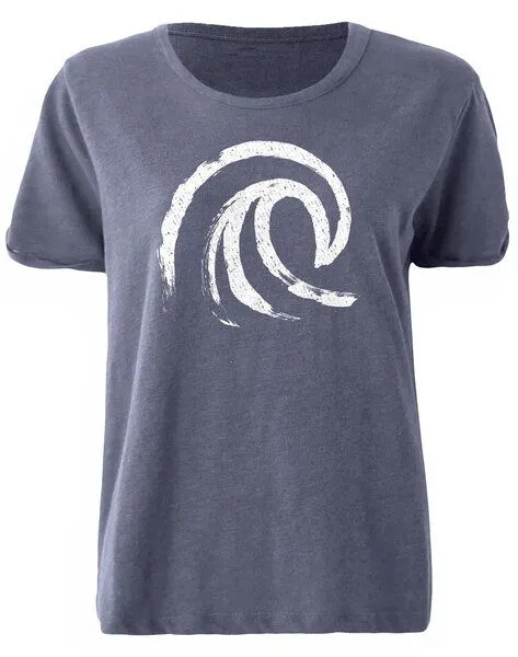 Lexi&Bö Lexi&Bö Wave Oversized T-Shirt Damen, Windsor wine (rot), – Produktbild 1 von 1