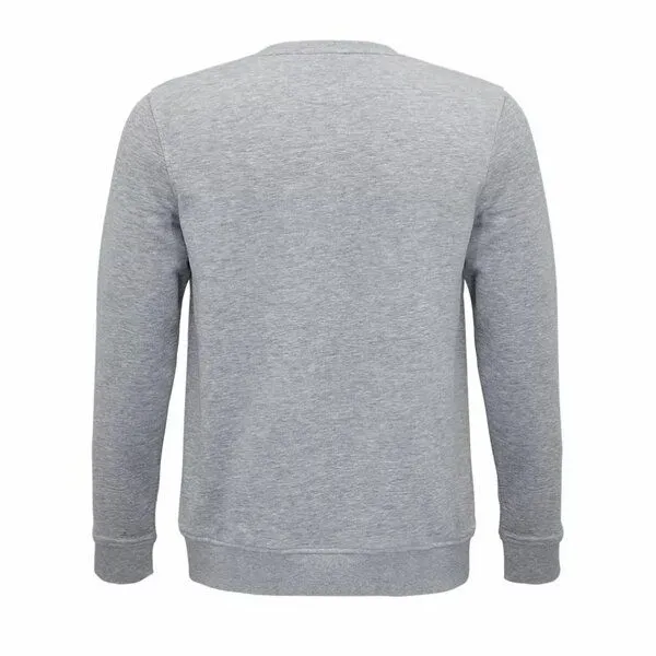 Sol's Sol's Unisex Comet Sweatshirt XS - 4XL in 8 verschiedenen Farben Damen Herren Pullover, Grey melange, – Produktbild 3 von 4
