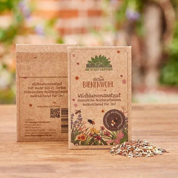 Die Stadtgärtner Die Stadtgärtner Blumensamen Bienenwohl Für 1qm – Produktbild 3 von 3