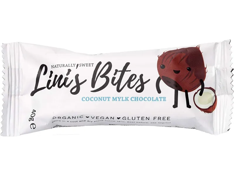 Lini's Bites Lini's Bites Bio-Riegel, Coconut Mylk Chocolate, vegan, 40 g – Produktbild 1 von 1