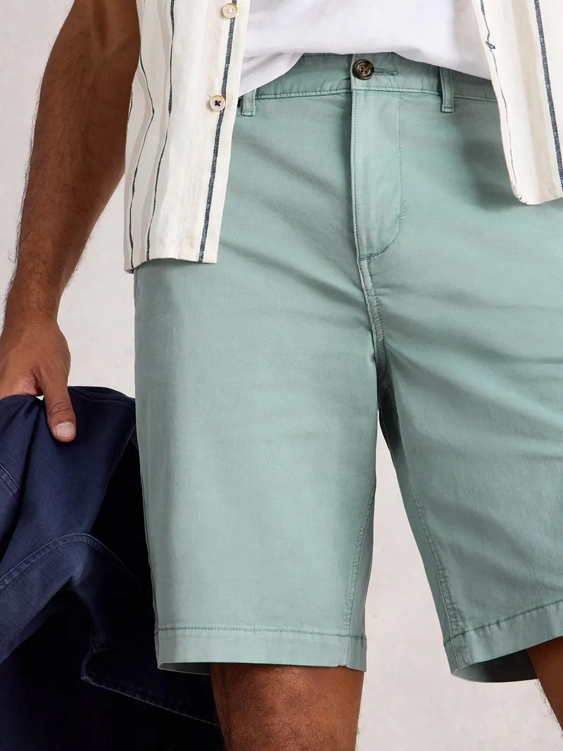 White Stuff Chino-Shorts aus Bio-Baumwolle - 36/R, Blau, – Produktbild 3 von 4