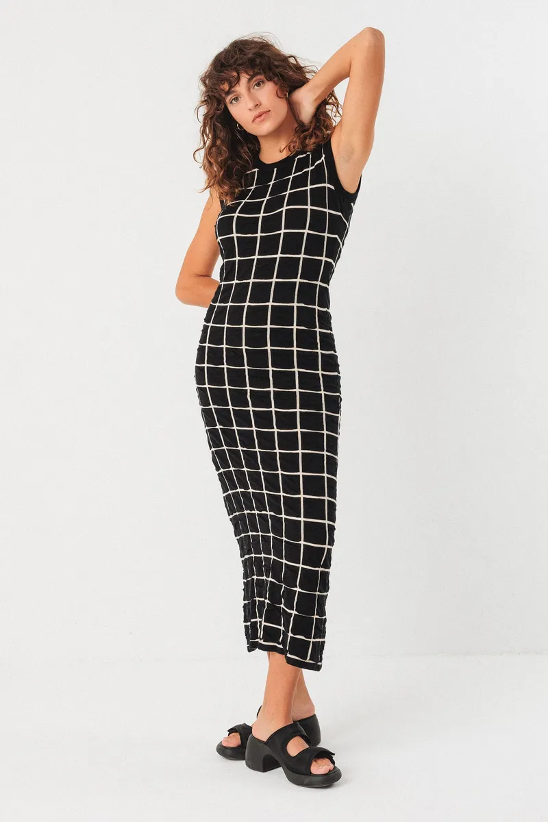 SKFK SKFK Damen vegan Kleid Idi Schwarz, Schwarz, – Produktbild 2 von 2
