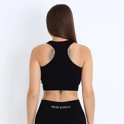Bruno Barella Bruno Barella Sport-BH Schwarz Bustier für Damen – Fitness, Yoga & Freizeit – Produktbild 1 von 1