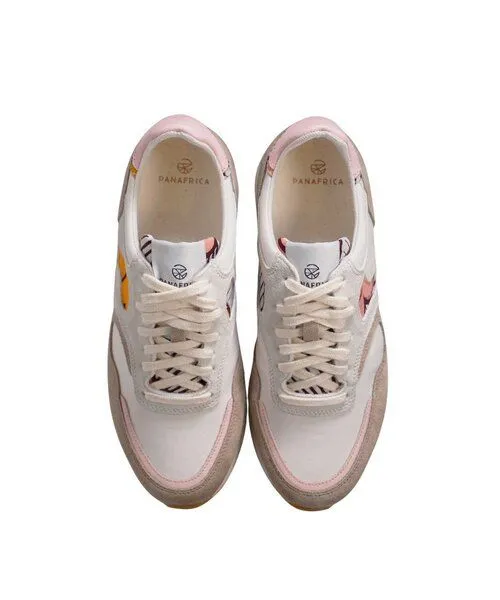 PANAFRICA PANAFRICA Arusha - Unisex Recycling Sneaker, Motty (weiß), – Produktbild 4 von 4