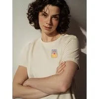 Kultgut Kultgut Artdesign - Biofair- Flauschiges Femin Shirt /Pasta, Natur, – Produktbild 1 von 1