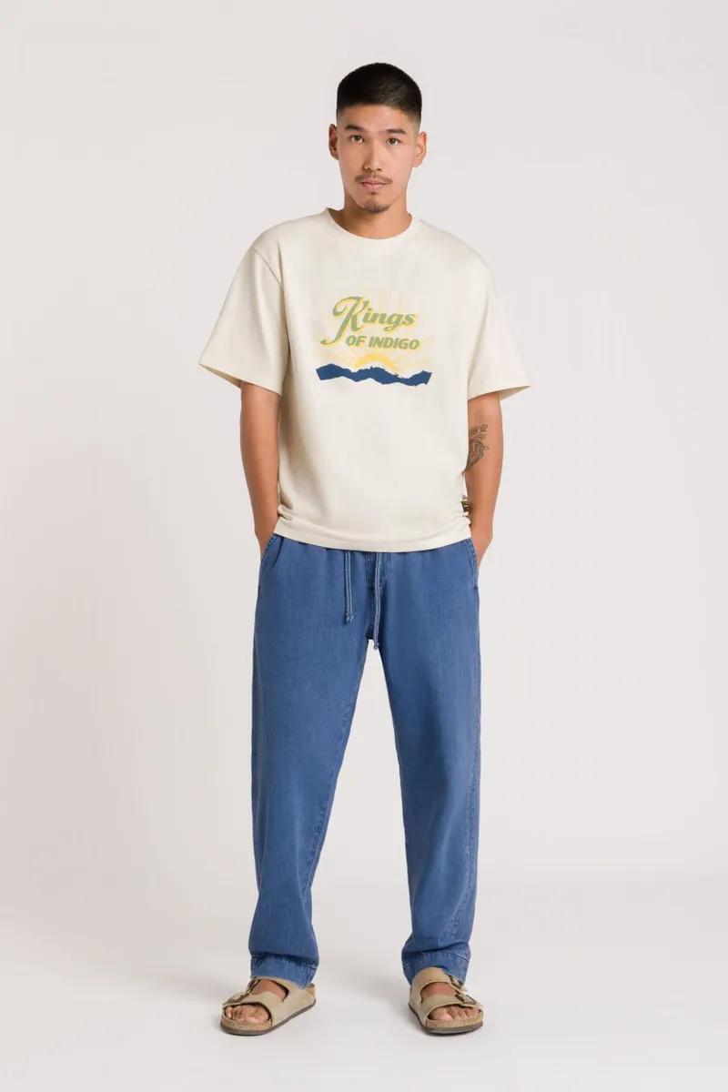 Kings Of Indigo Kings of Indigo Herren vegan Hose Martin Quennell Mid Washed Blau, Dunkelblau, – Produktbild 1 von 2