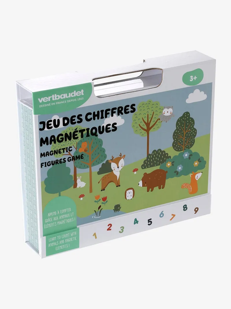 Vertbaudet Magnetisches Zahlen-Spiel GRÜNER WALD für Kinder, Grün, – Produktbild 3 von 4