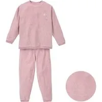 People Wear Organic People Wear Organic Nicki Pyjama, flieder, Applikation "Katze", Bio-Baumwolle – Produktbild 1 von 1