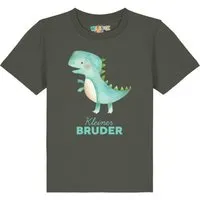 watabout kids watabout.kids T-Shirt Kinder Dinosaurier 03 Kleiner Bruder, Khaki, – Produktbild 1 von 1