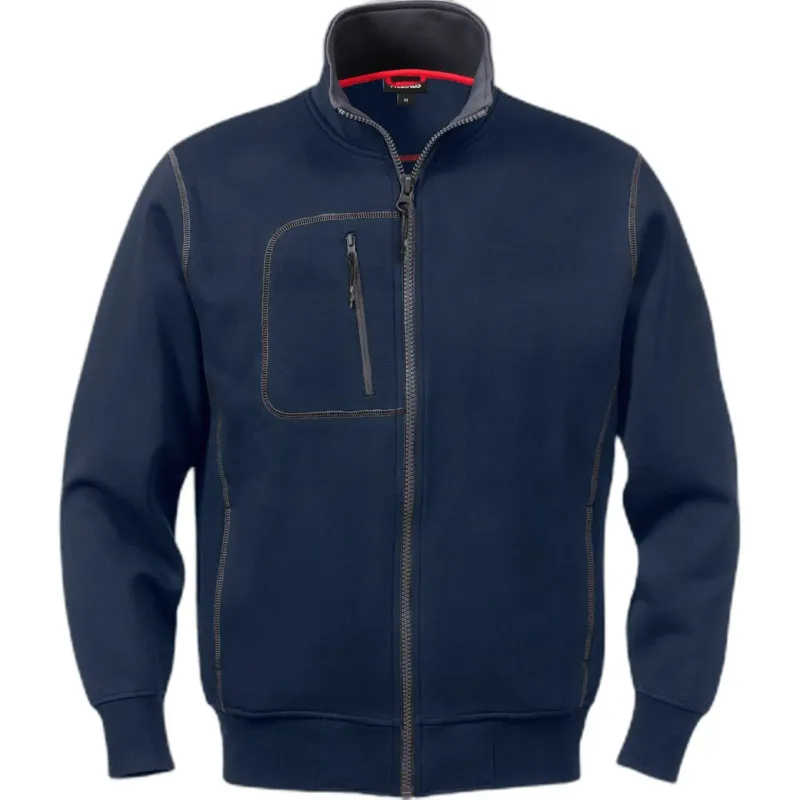 Fristads Pullover Fristads 1747 DF, Bleu, – Produktbild 1 von 2