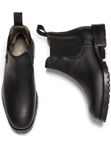 Will's Vegan Shop Will's Vegan Shop Isolierte Wasserdichte Chelsea Boots, Schwarz, – Produktbild 1 von 1